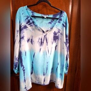 Tie dye tunic 1x